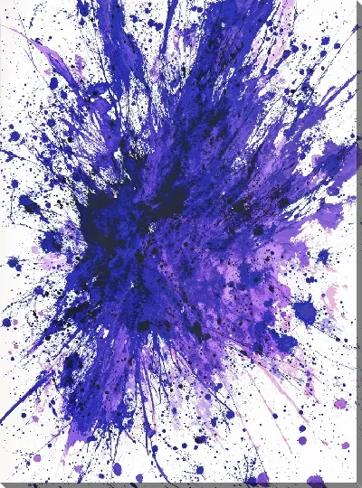 Картина маслом Фиолетовая абстракция №78