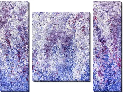 Модульная картина Фиолетовая абстракция №81