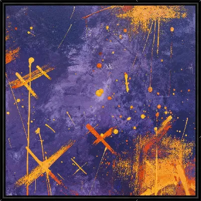 Картина Фиолетовая абстракция №82