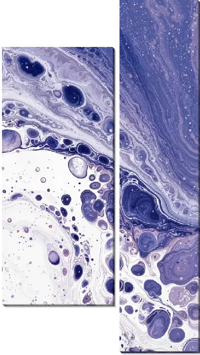 Модульная картина Фиолетовая абстракция №83