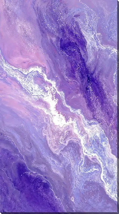 Картина маслом Фиолетовая абстракция №84