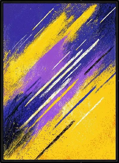 Картина Фиолетовая абстракция №85