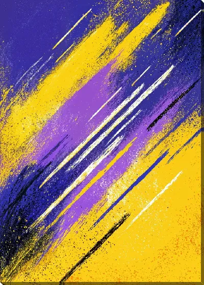 Постер Фиолетовая абстракция №85