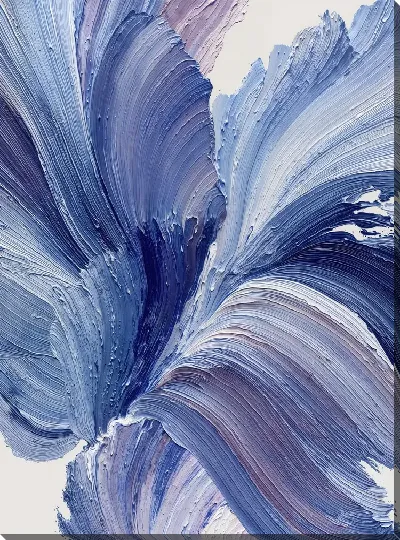 Картина маслом Фиолетовая абстракция №86