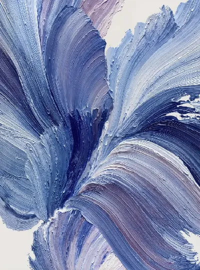 Плакат Фиолетовая абстракция №86