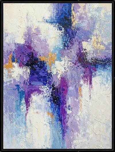 Картина Фиолетовая абстракция №89