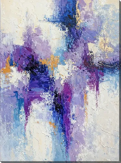 Картина маслом Фиолетовая абстракция №89