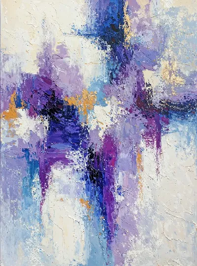 Плакат Фиолетовая абстракция №89