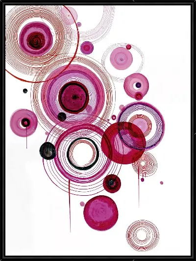 Картина Фиолетовая абстракция №90