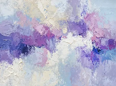 Плакат Фиолетовая абстракция №91