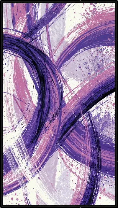 Картина Фиолетовая абстракция №92