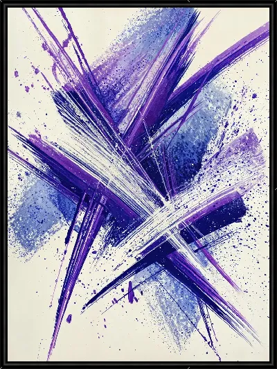 Картина Фиолетовая абстракция №93