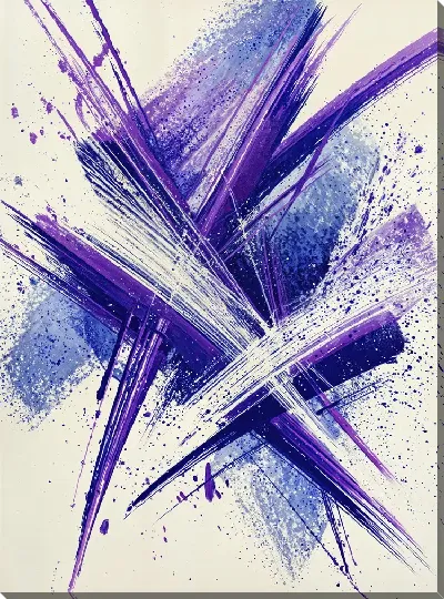 Постер Фиолетовая абстракция №93