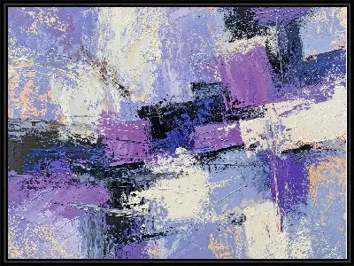 Картина Фиолетовая абстракция №94