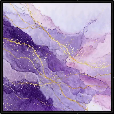 Картина Фиолетовая абстракция №95