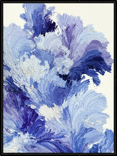 Картина Фиолетовая абстракция №98