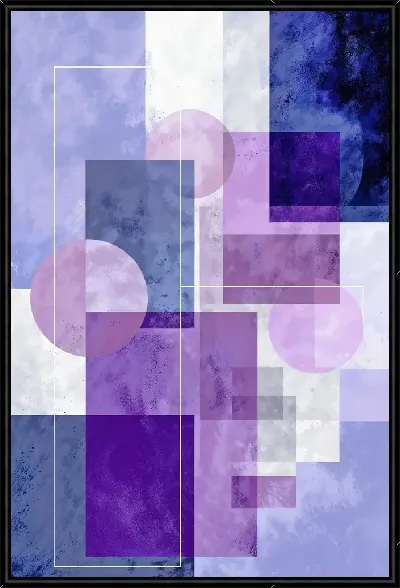 Картина Фиолетовая абстракция №99