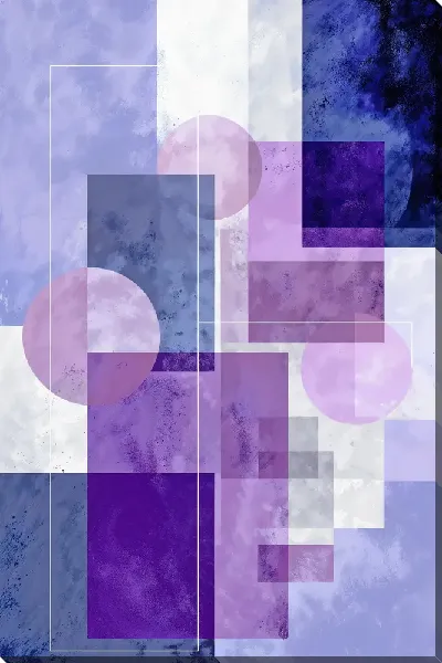 Постер Фиолетовая абстракция №99