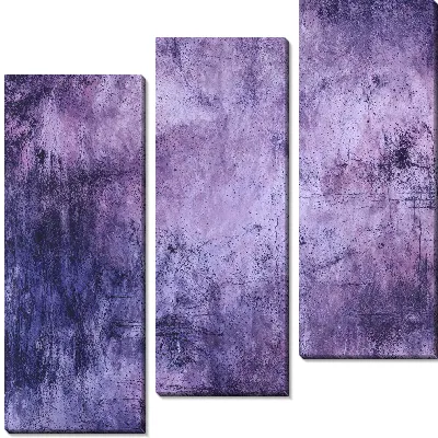 Модульная картина Фиолетовая абстракция №100