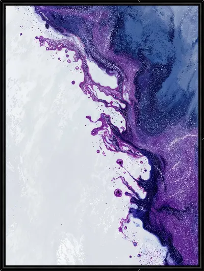 Картина Фиолетовая абстракция №101