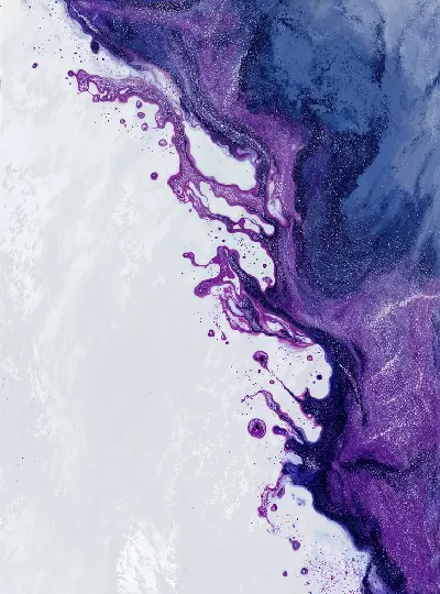 Плакат Фиолетовая абстракция №101