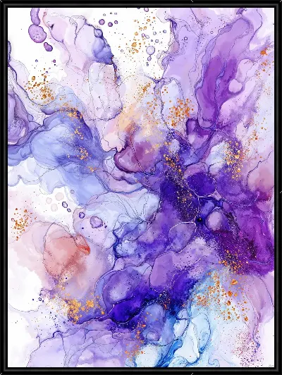 Картина Фиолетовая абстракция №102