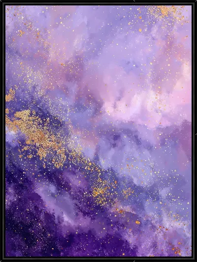 Картина Фиолетовая абстракция №103