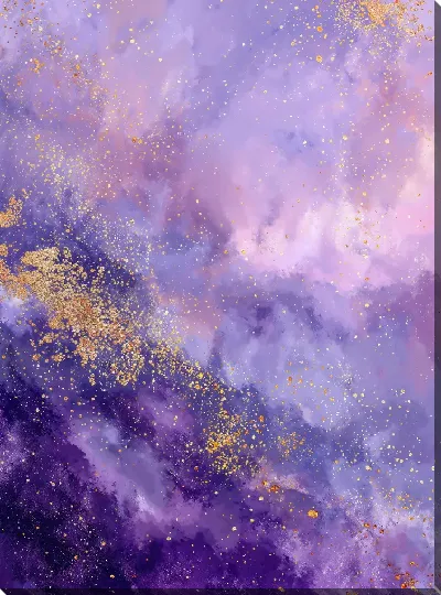 Картина маслом Фиолетовая абстракция №103