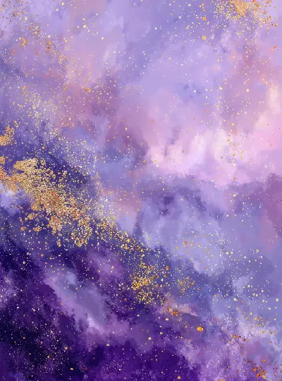 Плакат Фиолетовая абстракция №103