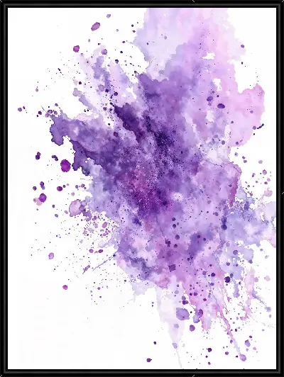 Картина Фиолетовая абстракция №104