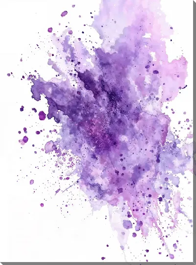 Постер Фиолетовая абстракция №104