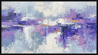 Картина Фиолетовая абстракция №105