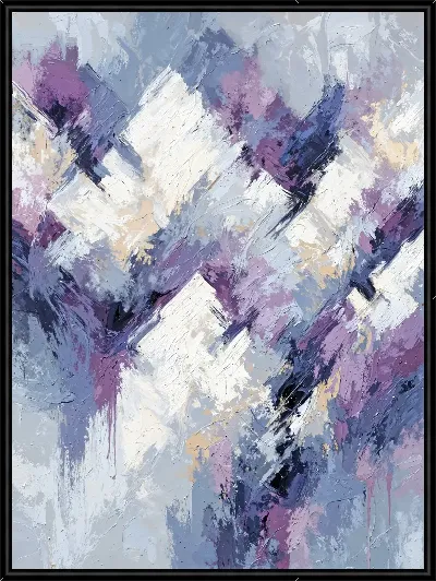 Картина Фиолетовая абстракция №106