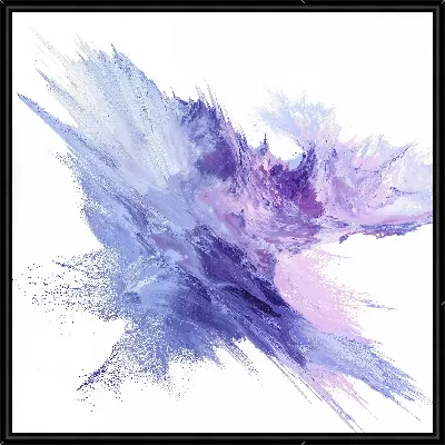 Картина Фиолетовая абстракция №107