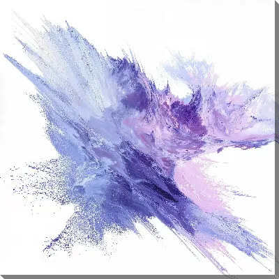 Картина маслом Фиолетовая абстракция №107