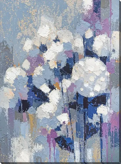 Картина маслом Фиолетовая абстракция №109