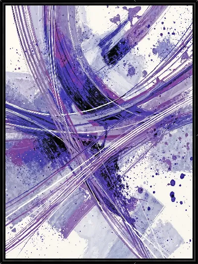 Картина Фиолетовая абстракция №111