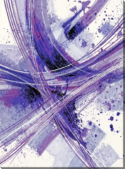 Картина маслом Фиолетовая абстракция №111