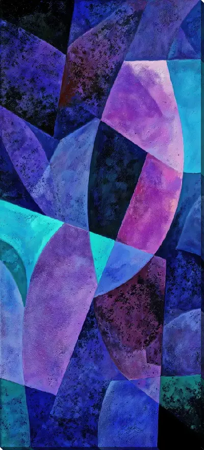 Картина маслом Фиолетовая абстракция №112