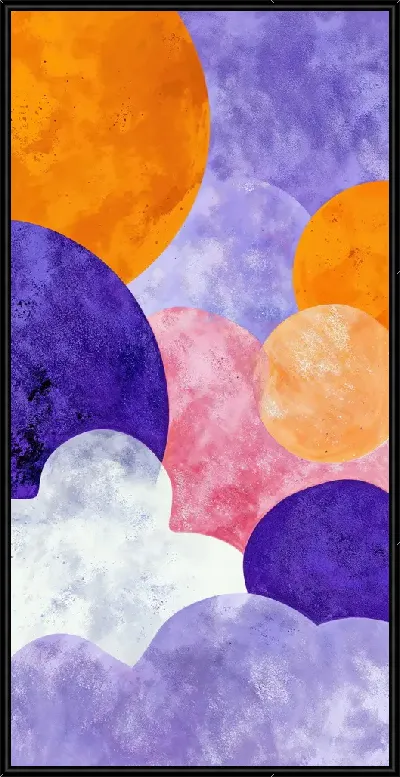 Картина Фиолетовая абстракция №113