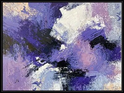Картина Фиолетовая абстракция №114