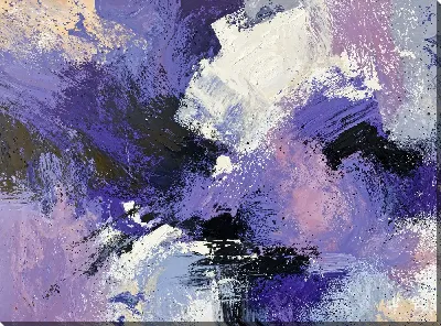 Постер Фиолетовая абстракция №114