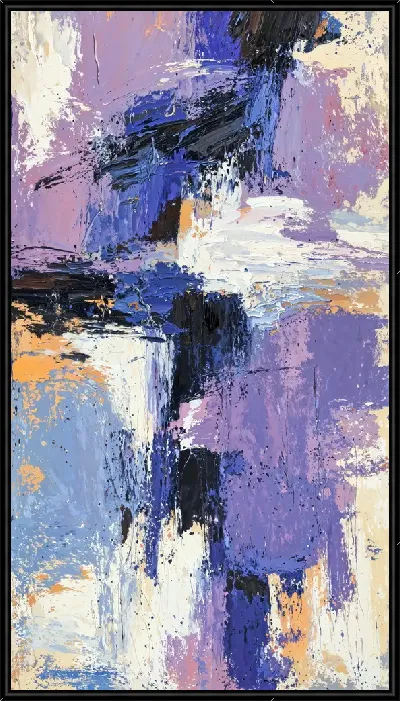 Картина Фиолетовая абстракция №115