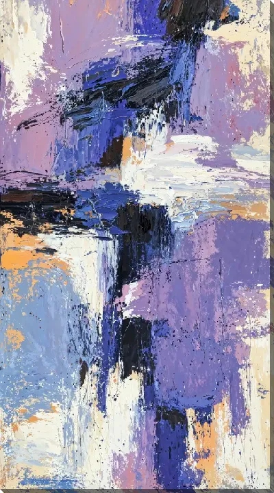 Картина маслом Фиолетовая абстракция №115
