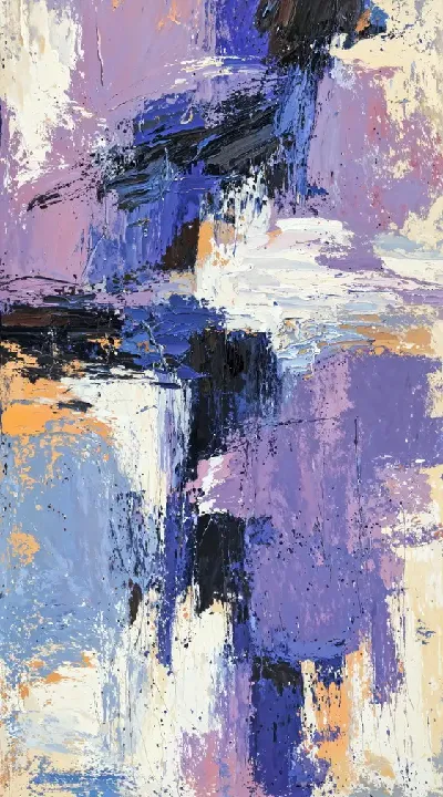 Плакат Фиолетовая абстракция №115