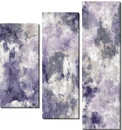 Модульная картина Фиолетовая абстракция №116