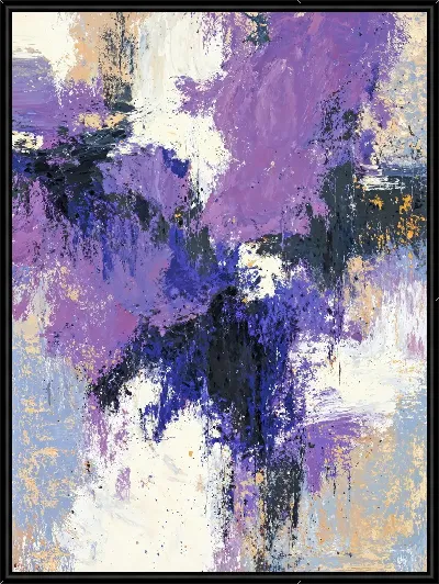 Картина Фиолетовая абстракция №118