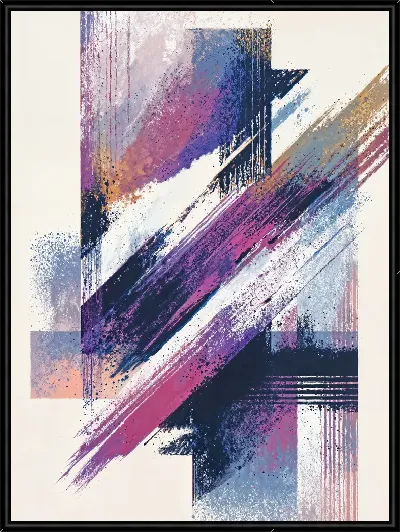 Картина Фиолетовая абстракция №119