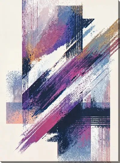 Постер Фиолетовая абстракция №119