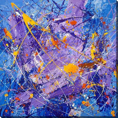 Постер Фиолетовая абстракция №120